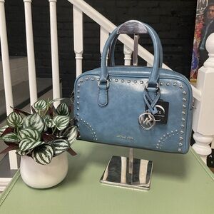 Michael Kors Thompson MD Duffle Satchel 💙 NWT